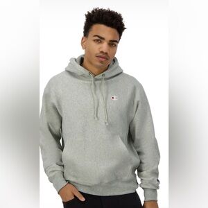 Men’s Champion Reverse Weave Hoodie Sweatshirt Size S Front Pocket Drawstring